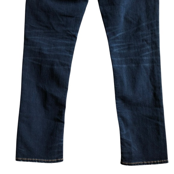 Silver Jeans RARE Suki High Slim Denim Size 33 Leather Detailing NWOT - Picture 3 of 16